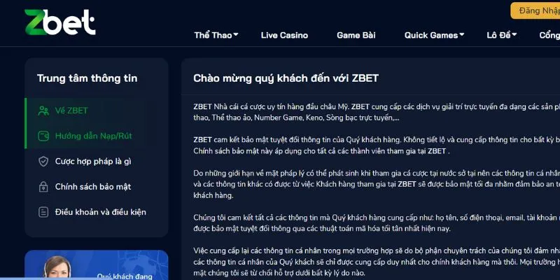 Nguồn gốc và độ uy tín của sân chơi cá cược ZBET.